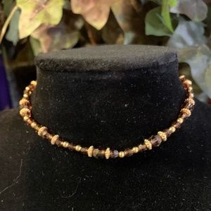 Handcrafted Swarovski crystals 14kt gold plated
